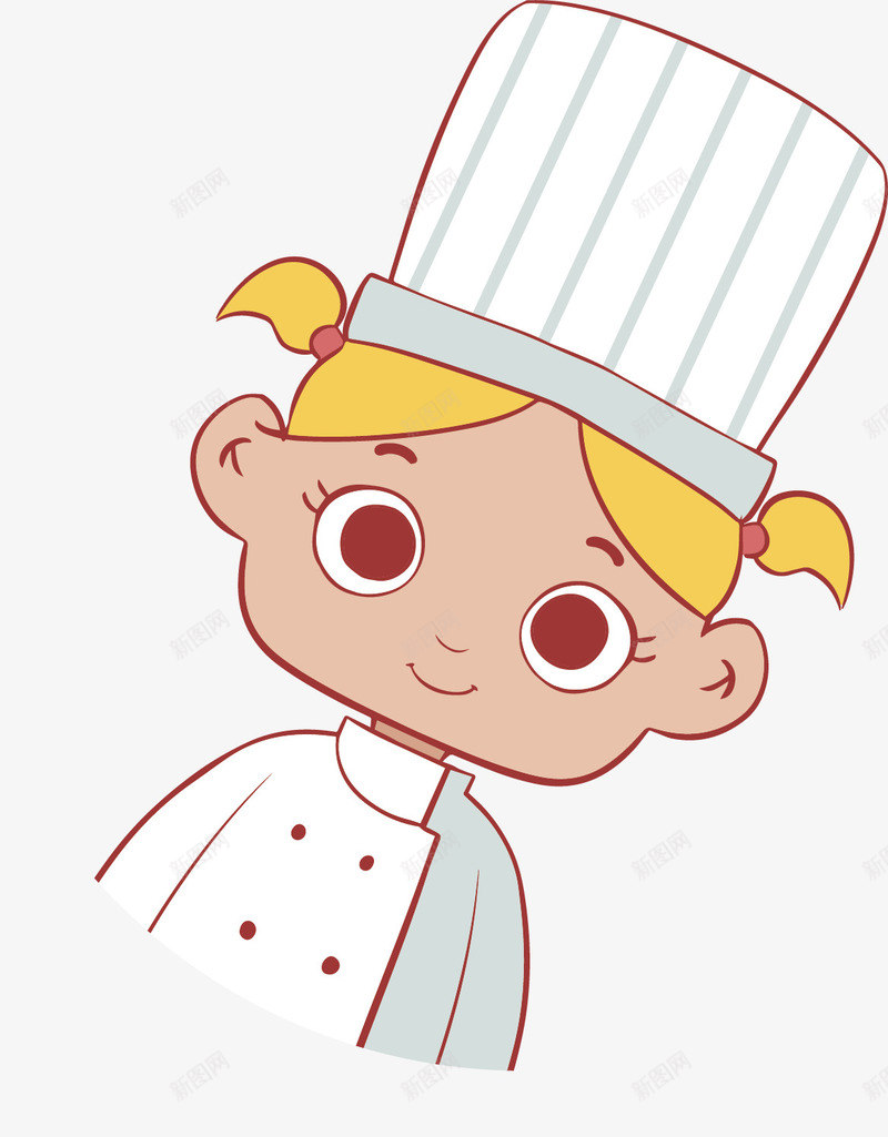 金发的女厨师矢量图ai免抠素材_新图网 https://ixintu.com 做菜 做饭 厨娘 厨师 女士 女孩 女性 烹饪 矢量图