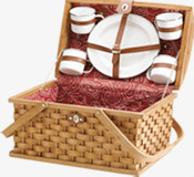 竹篮包装活动礼物素材