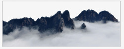 黄山太平湖景区黄山云海高清图片