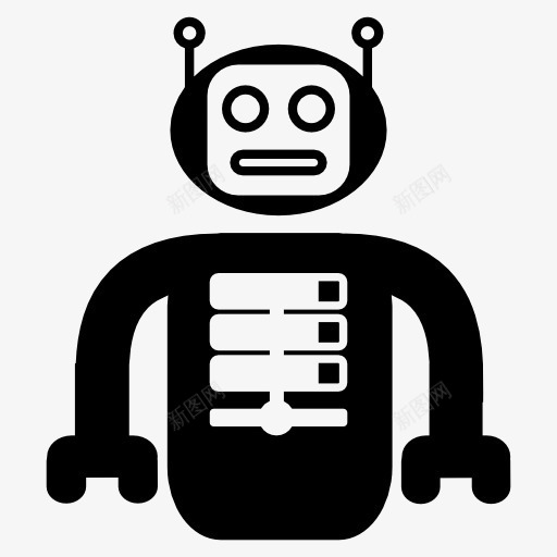 机器人服务器图标png_新图网 https://ixintu.com 技术 未来 机器 机器人 自动化