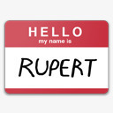 你好名称鲁伯特我的名字是EDA素材