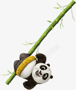 卡通小熊猫png免抠素材_新图网 https://ixintu.com 小熊猫 熊猫 稀有动物 竹子 绿叶