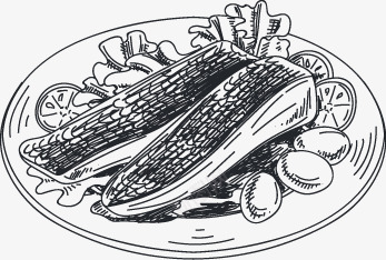 手绘海鲜图标png_新图网 https://ixintu.com 图标 手绘 海鲜 鱼肉
