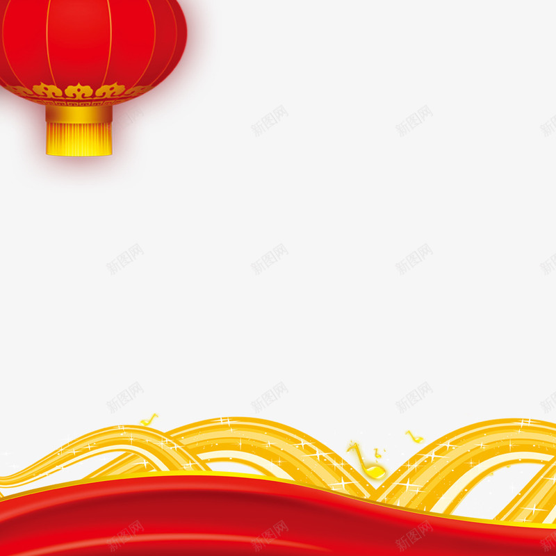 周年庆典海报装饰psd免抠素材_新图网 https://ixintu.com 两周年 周年庆典 海报 红绸 装饰