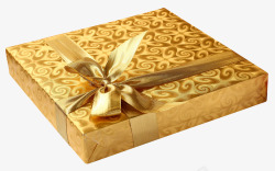 金色包装盒金色礼物盒高清图片