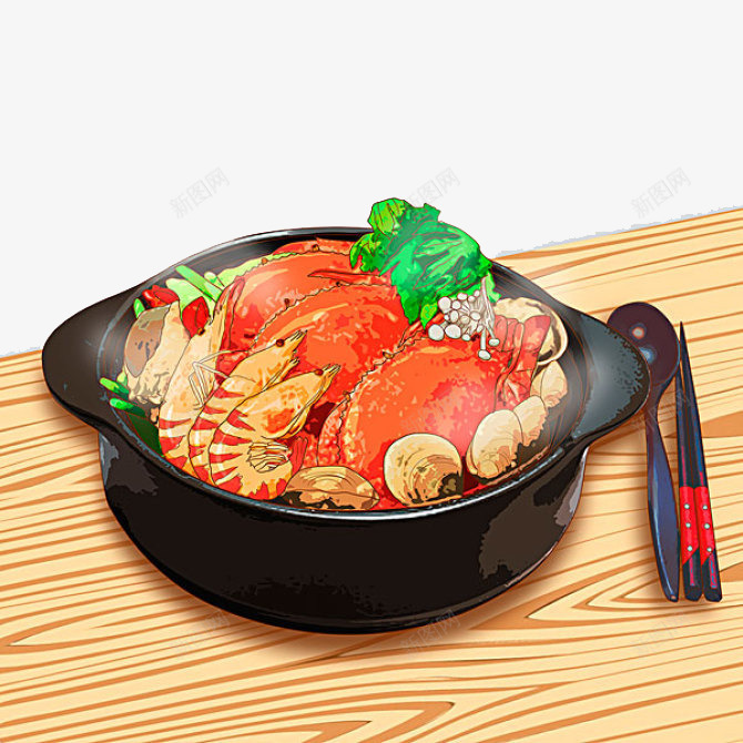 食材丰盛的海鲜餐png免抠素材_新图网 https://ixintu.com 丰富 多种多样 海虾 海鲜 海鲜餐 食材 食物
