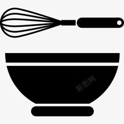 搅拌碗碗图标高清图片