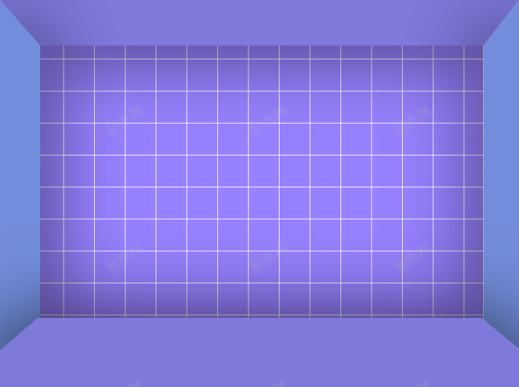 紫色方格空间感背景png免抠素材_新图网 https://ixintu.com 格子 空间 紫色 背景