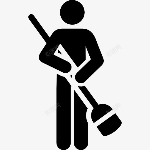 扫图标png_新图网 https://ixintu.com humanpictos 人 家政 清洁 清除 职业和工作