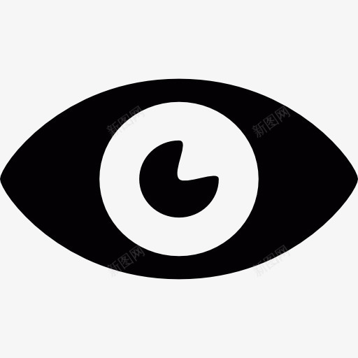 黑眼睛图标png_新图网 https://ixintu.com 光 手势 搜索 查看 眼睛图标 观看