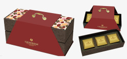 高端月饼礼盒包装素材