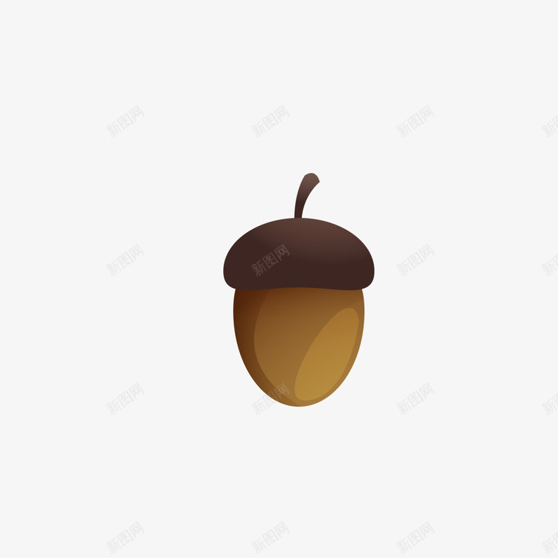 手绘棕色坚果png免抠素材_新图网 https://ixintu.com 一个 卡通 坚果 手绘 桔梗 棕色的 简图