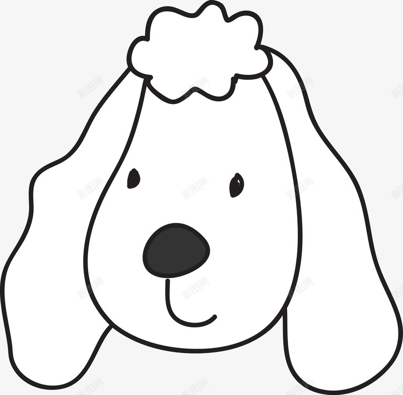 白色可爱宠物狗狗png免抠素材_新图网 https://ixintu.com 动物 卡通 哈士奇表情 宠物 小狗 平面设计 手绘哈士奇 狗 狗狗 表情