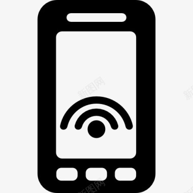 智能手机的WiFi信号图标图标