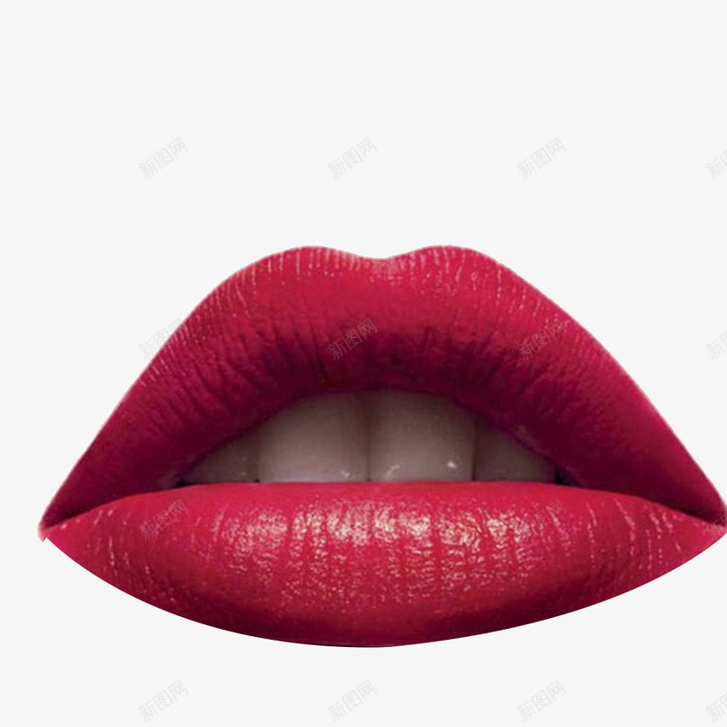 红色的嘴唇png免抠素材_新图网 https://ixintu.com PNG图形 PNG装饰 嘴唇 牙齿 红唇 装饰