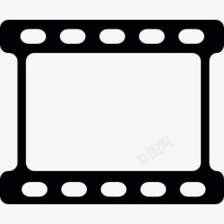 电影psd模板空白胶片图标高清图片
