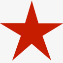 红色五角星图标图标