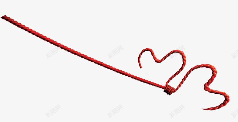 红色绳索png免抠素材_新图网 https://ixintu.com 红色 红色带子 绑带 绳子 绳索