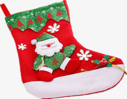圣诞老人袜子素材