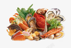 海鲜美食食物素材
