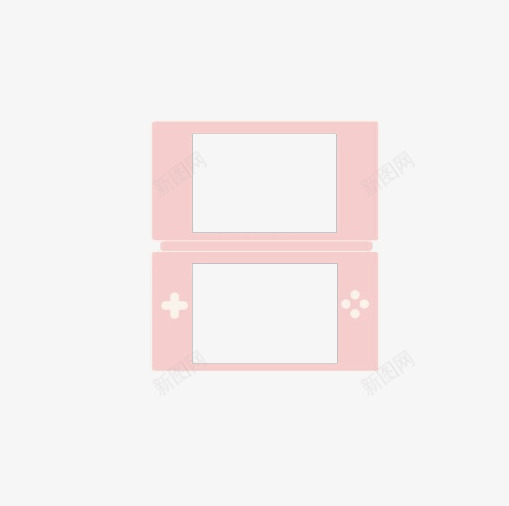粉色游戏机框png免抠素材_新图网 https://ixintu.com 创意 少女 框 游戏机 粉色