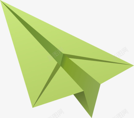 绿色飞机图标图标
