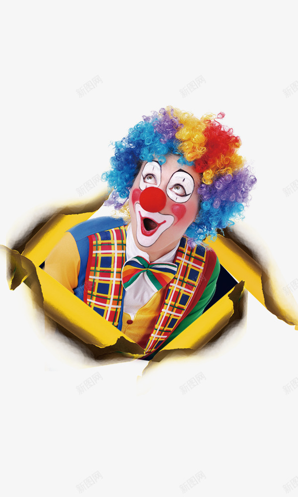 小丑形象愚人节元素psd免抠素材_新图网 https://ixintu.com joker 彩色 微笑小丑 愚人节元素 游戏 男