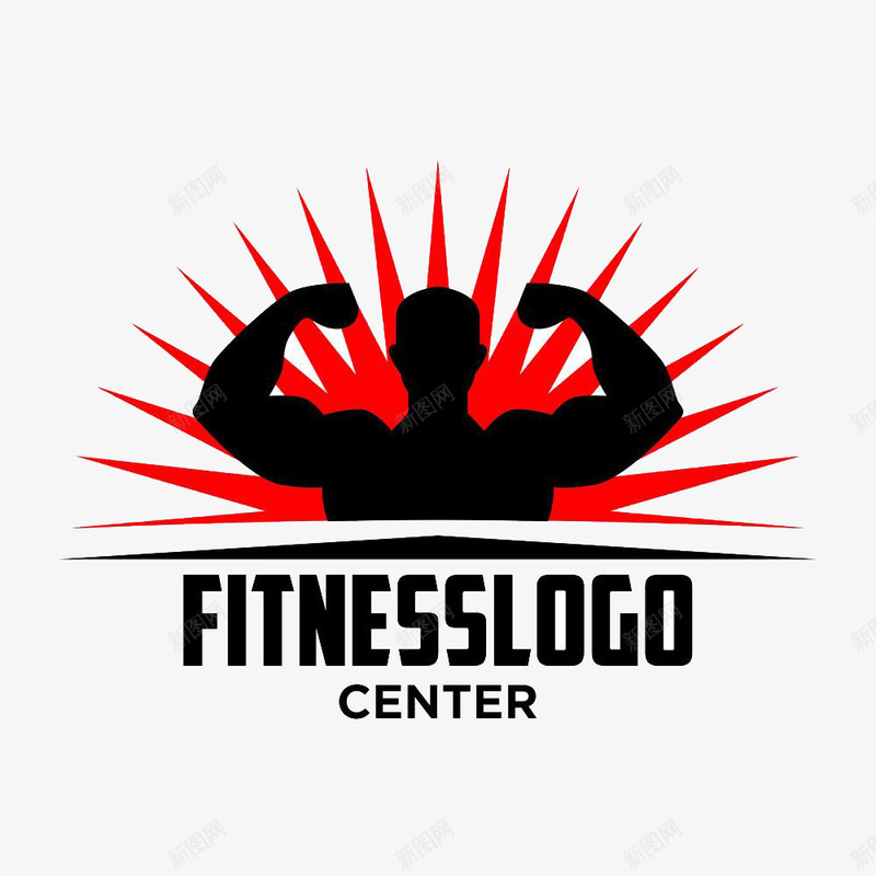 健身男人背影logo图标png_新图网 https://ixintu.com logo 健身 男人 男人背影 背影