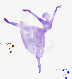 小天鹅舞蹈芭蕾演员高清图片