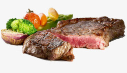 牛肉配水果蔬菜素材
