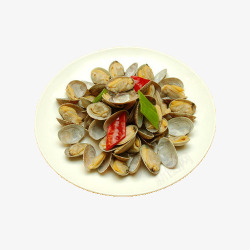 一碟海鲜花甲高清图片