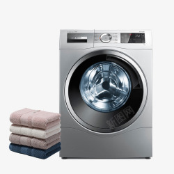 海尔滚筒洗衣机日常家用电器洗衣机片高清图片