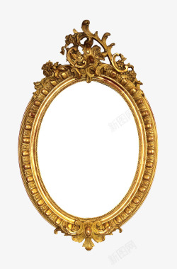 免抠照镜子PNG素材实物古代镜子古典高清图片