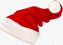 红色圣诞元旦帽子素材