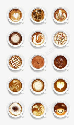 手磨咖啡装置咖啡拉花高清图片