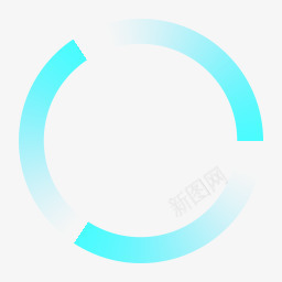 蓝色科技循环图标png_新图网 https://ixintu.com 图标 循环 科技 蓝色