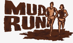 mud泥泞跑插图素材