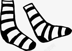 手绘长筒袜长筒袜子图标高清图片