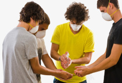 流感海报洗手卫生习惯高清图片