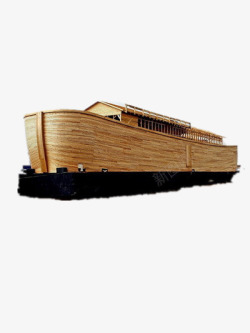 诺亚方舟素材木船高清图片