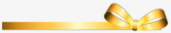 金色分割线图片金色丝带分割线高清图片