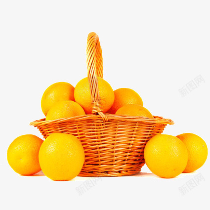 水果png免抠素材_新图网 https://ixintu.com 新鲜 水果篮 脐橙