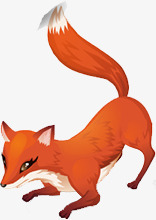 狐狸png免抠素材_新图网 https://ixintu.com 动物 狐狸 生命 红色 装饰