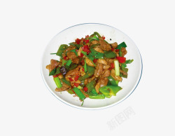 辣椒炒肉素材