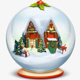 圣诞节水晶球图标png_新图网 https://ixintu.com png素材 圣诞节 水晶球图标