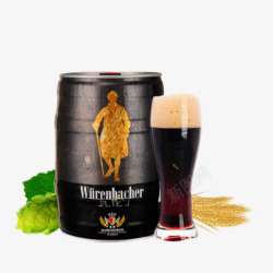 瓦伦丁黑啤啤酒素材