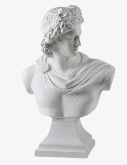 雕塑物品欧式白色精致雕塑高清图片
