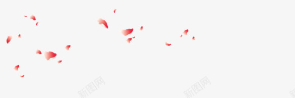 红色花瓣png免抠素材_新图网 https://ixintu.com 漂浮 点缀 红色 花瓣
