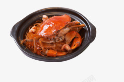 黑碗里的大螃蟹素材
