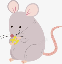 偷吃的老鼠偷吃芝士的小老鼠矢量图高清图片